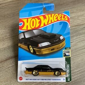 Hot Wheels Matt Debbie Hays Ford 1988 Pro Street Thunderbird Hotwheels Car New